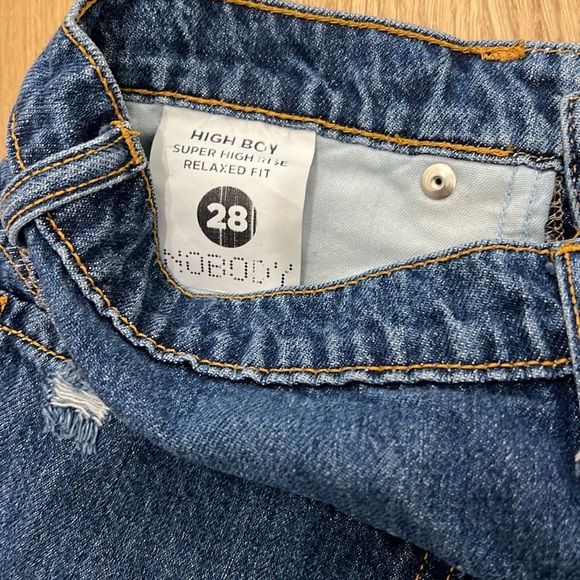 Nobody Denim dark wash High Boy Jean shorts size 28. Excellent condition. - Picture 3 of 3